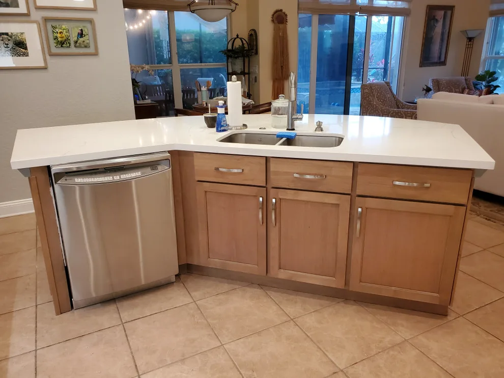 Modern Kitchen Renovation in Dove White by Kitchen Solvers Of Fort Lauderdale - Photo 13