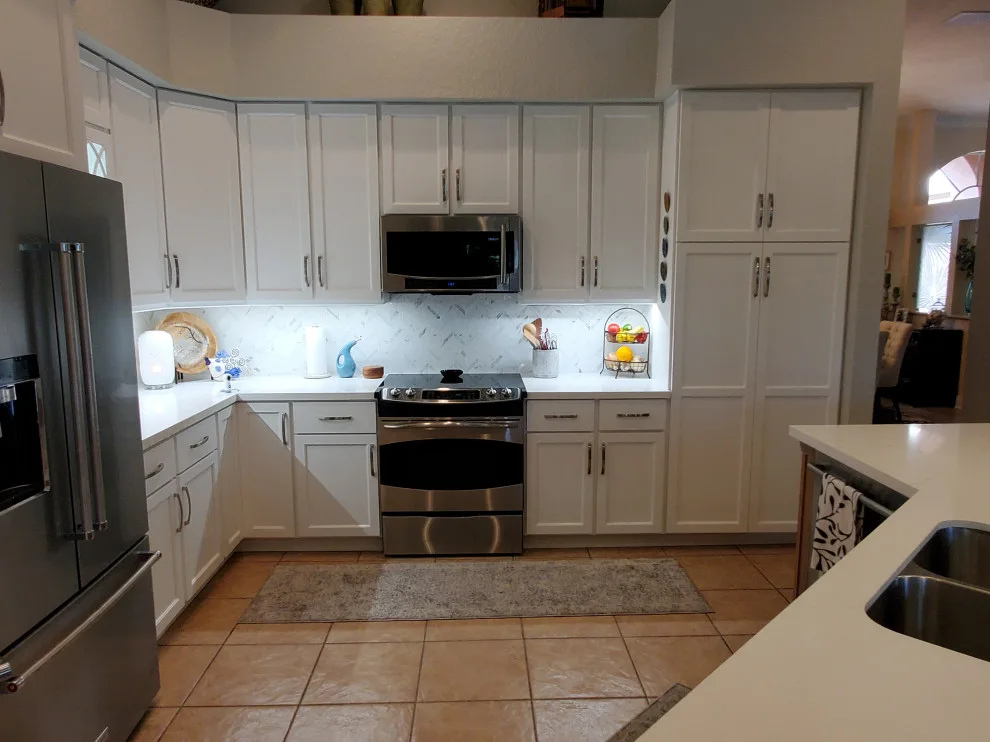 Modern Kitchen Renovation in Dove White by Kitchen Solvers Of Fort Lauderdale - Photo 6