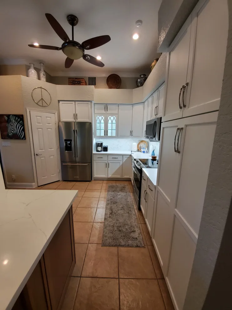 Modern Kitchen Renovation in Dove White by Kitchen Solvers Of Fort Lauderdale - Photo 21