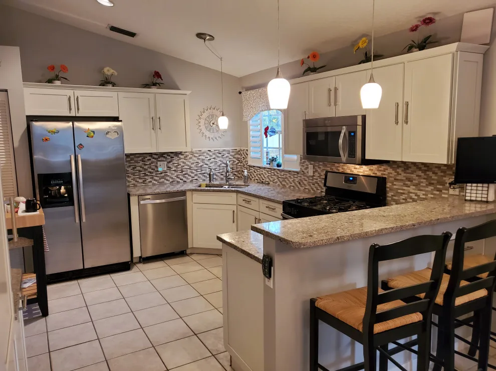 Modern Kitchen Renovation in Snow White by Kitchen Solvers Of Fort Lauderdale - Photo 6