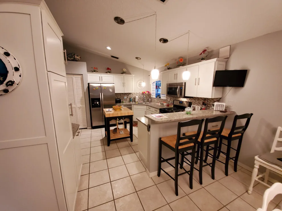 Modern Kitchen Renovation in Snow White by Kitchen Solvers Of Fort Lauderdale - Photo 9