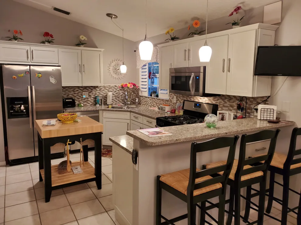 Modern Kitchen Renovation in Snow White by Kitchen Solvers Of Fort Lauderdale - Photo 10