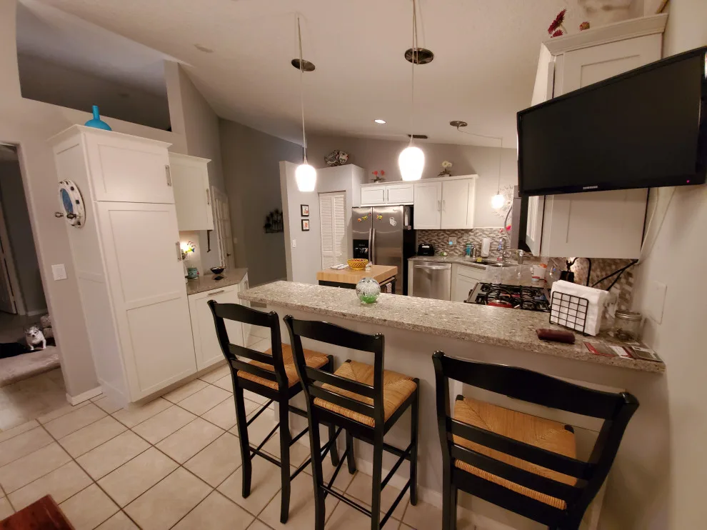Modern Kitchen Renovation in Snow White by Kitchen Solvers Of Fort Lauderdale - Photo 8