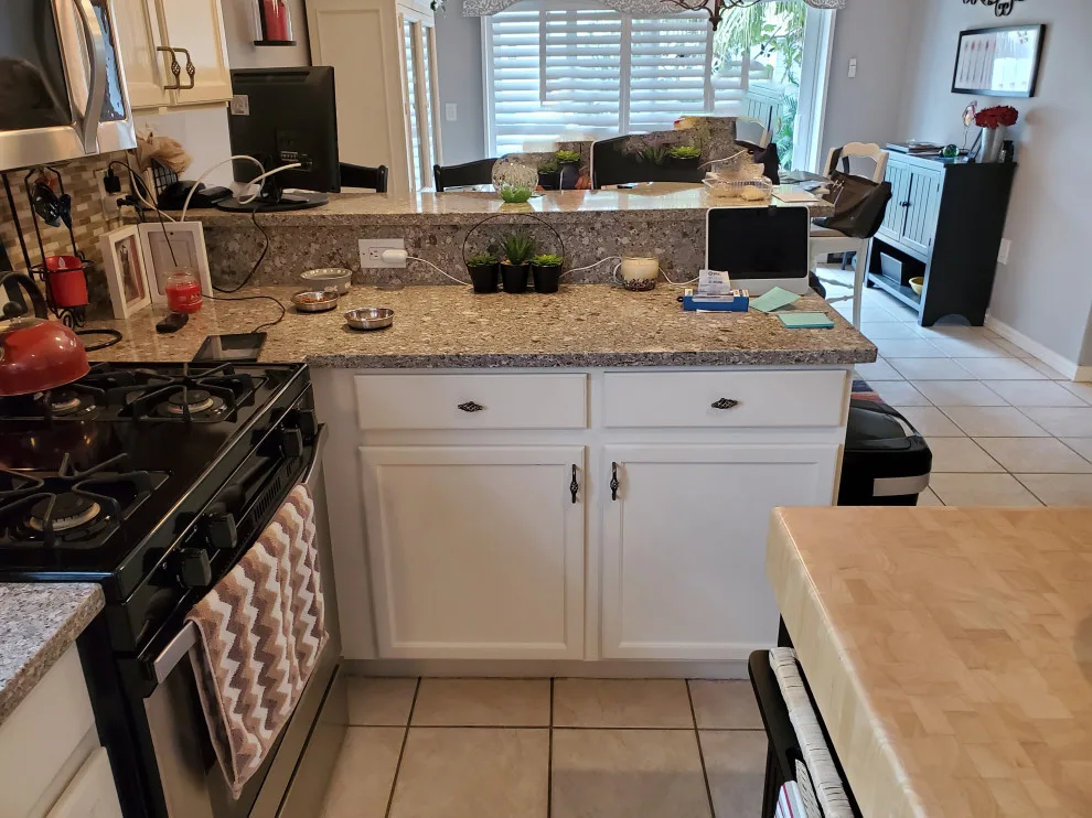 Modern Kitchen Renovation in Snow White by Kitchen Solvers Of Fort Lauderdale - Photo 5
