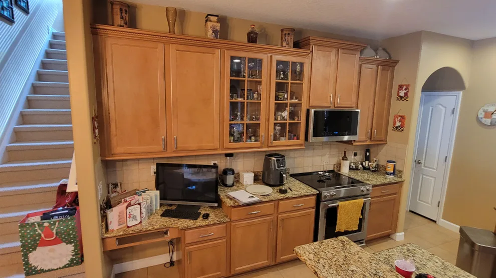 Modern Kitchen Renovation Featuring Cabinet Refacing by Kitchen Solvers Of Orlando - Photo 5