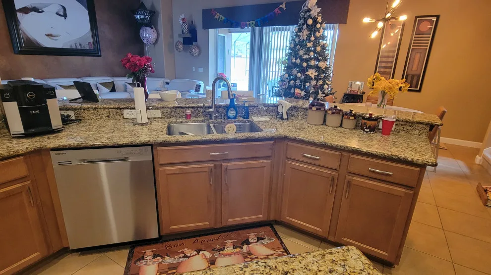 Modern Kitchen Renovation Featuring Cabinet Refacing by Kitchen Solvers Of Orlando - Photo 4