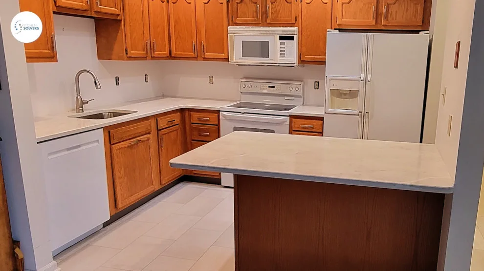 Modern Kitchen Renovation Featuring Cabinet Refacing by Kitchen Solvers Of Allentown - Photo 3