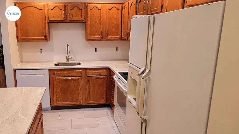 Modern Kitchen Renovation Featuring Cabinet Refacing by Kitchen Solvers Of Allentown - Photo 2
