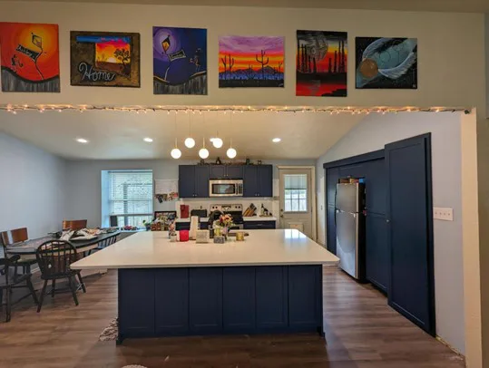 Modern Kitchen Renovation Featuring Kitchen Solvers Legacy Cabinets by Kitchen Solvers Of Oklahoma City - Photo 8