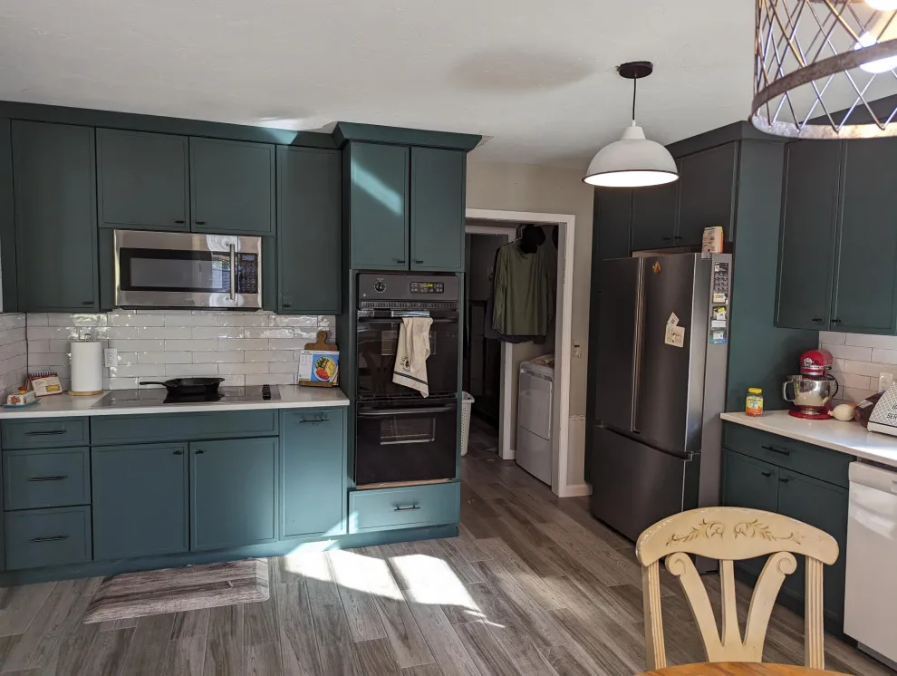 Modern Kitchen Renovation Featuring New Cabinets by Kitchen Solvers Of Oklahoma City - Photo 2