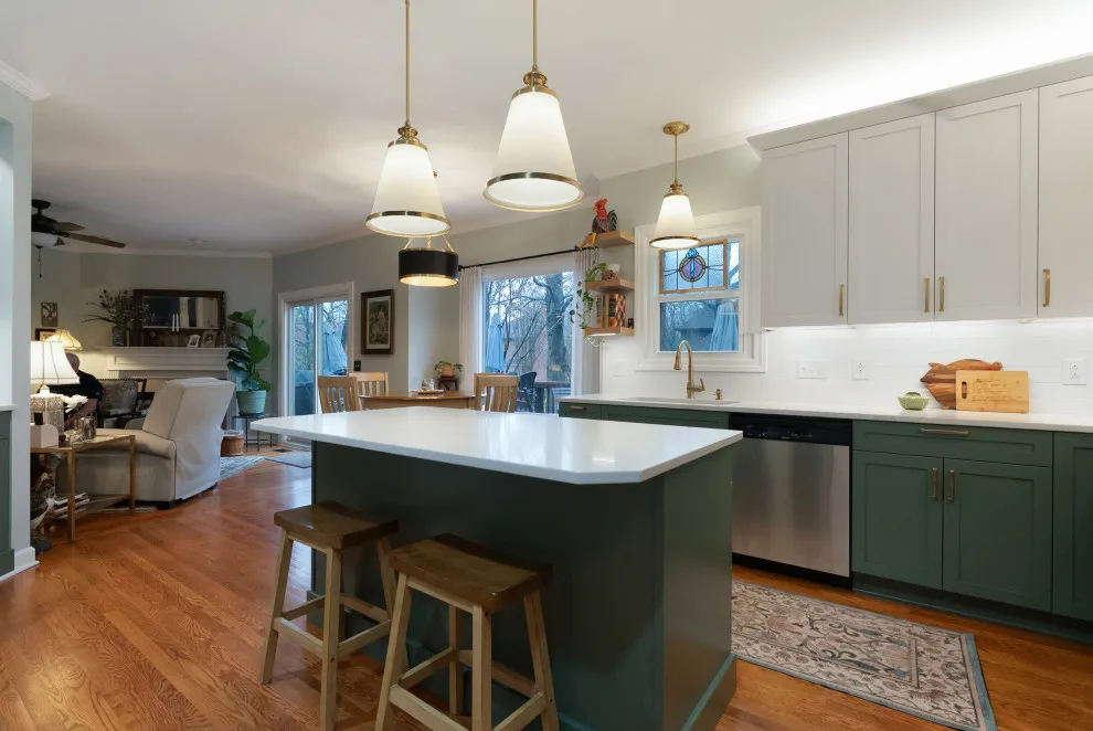 Modern Kitchen Renovation Featuring New Two-Tone Cabinets by Kitchen Solvers Of Spring Hill - Photo 8