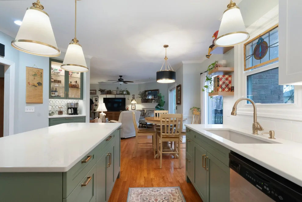 Modern Kitchen Renovation Featuring New Two-Tone Cabinets by Kitchen Solvers Of Spring Hill - Photo 16