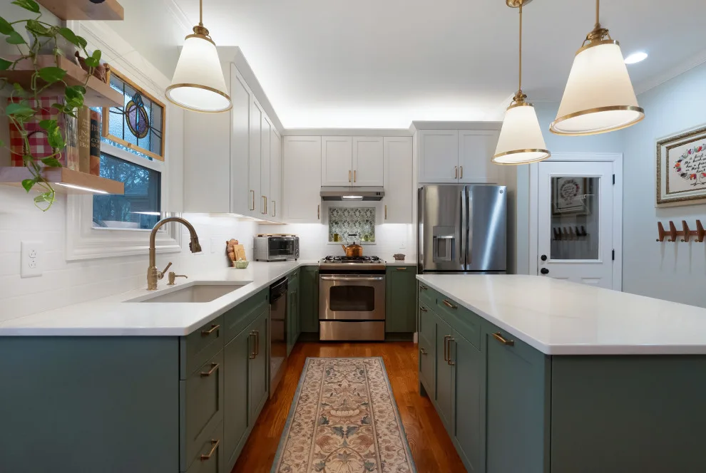 Modern Kitchen Renovation Featuring New Two-Tone Cabinets by Kitchen Solvers Of Spring Hill - Photo 9