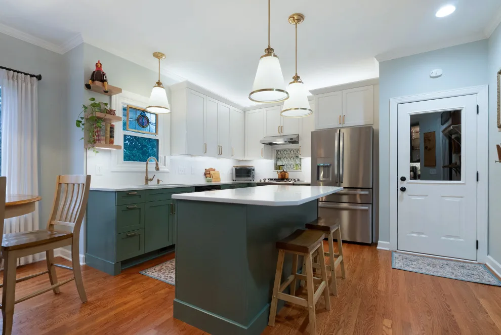 Modern Kitchen Renovation Featuring New Two-Tone Cabinets by Kitchen Solvers Of Spring Hill - Photo 25