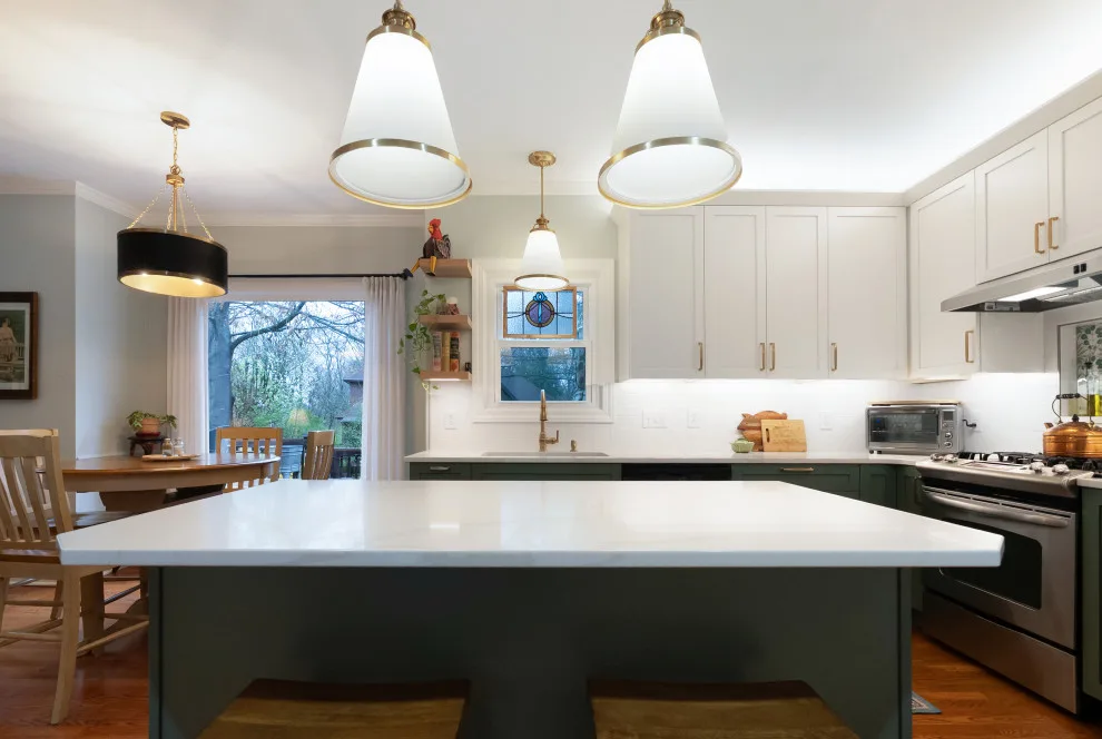 Modern Kitchen Renovation Featuring New Two-Tone Cabinets by Kitchen Solvers Of Spring Hill - Photo 6