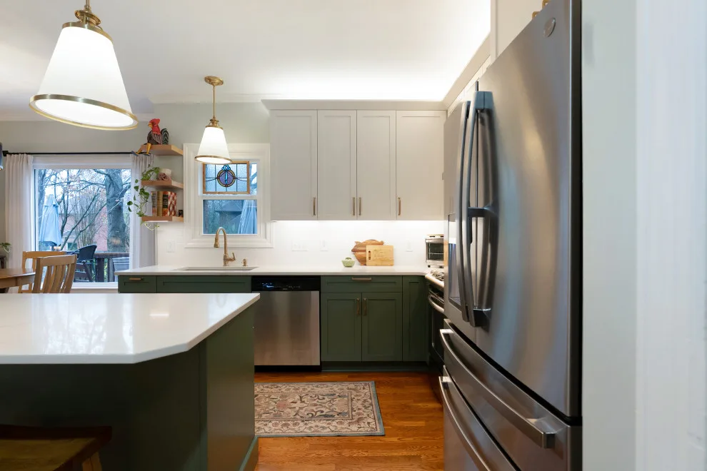 Modern Kitchen Renovation Featuring New Two-Tone Cabinets by Kitchen Solvers Of Spring Hill - Photo 17