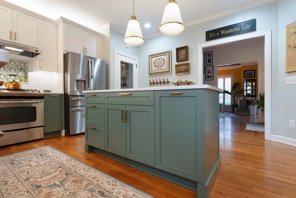 Modern Kitchen Renovation Featuring New Two-Tone Cabinets by Kitchen Solvers Of Spring Hill - Photo 3