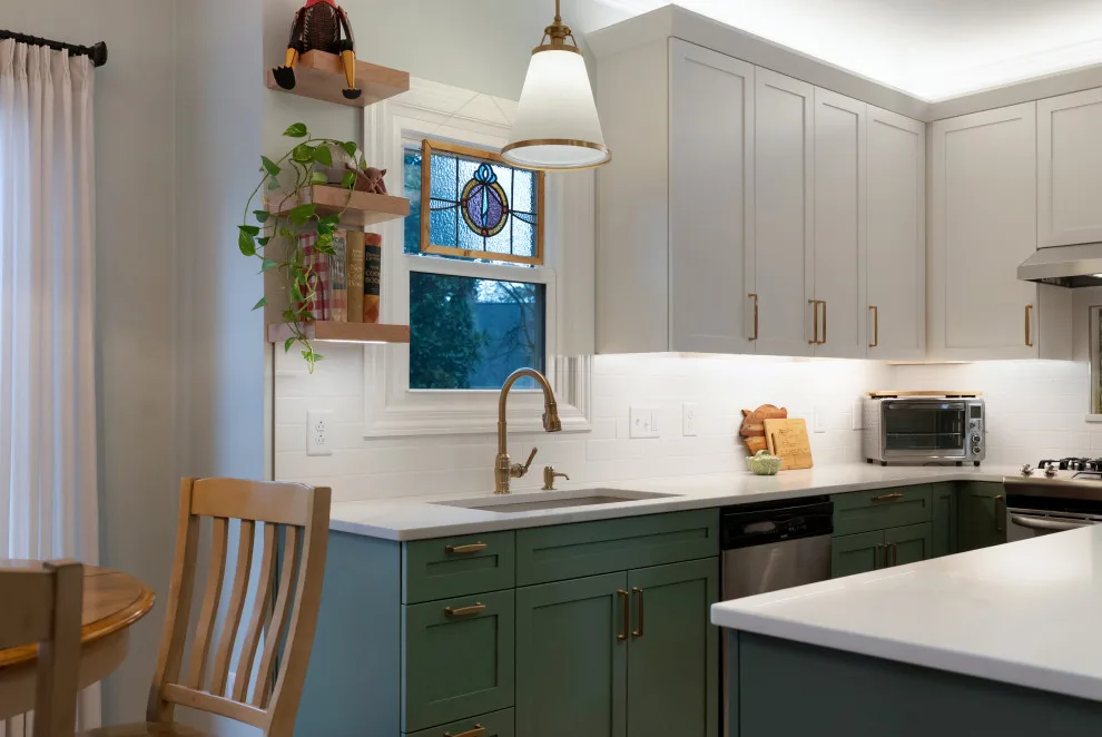 Modern Kitchen Renovation Featuring New Two-Tone Cabinets by Kitchen Solvers Of Spring Hill - Photo 26