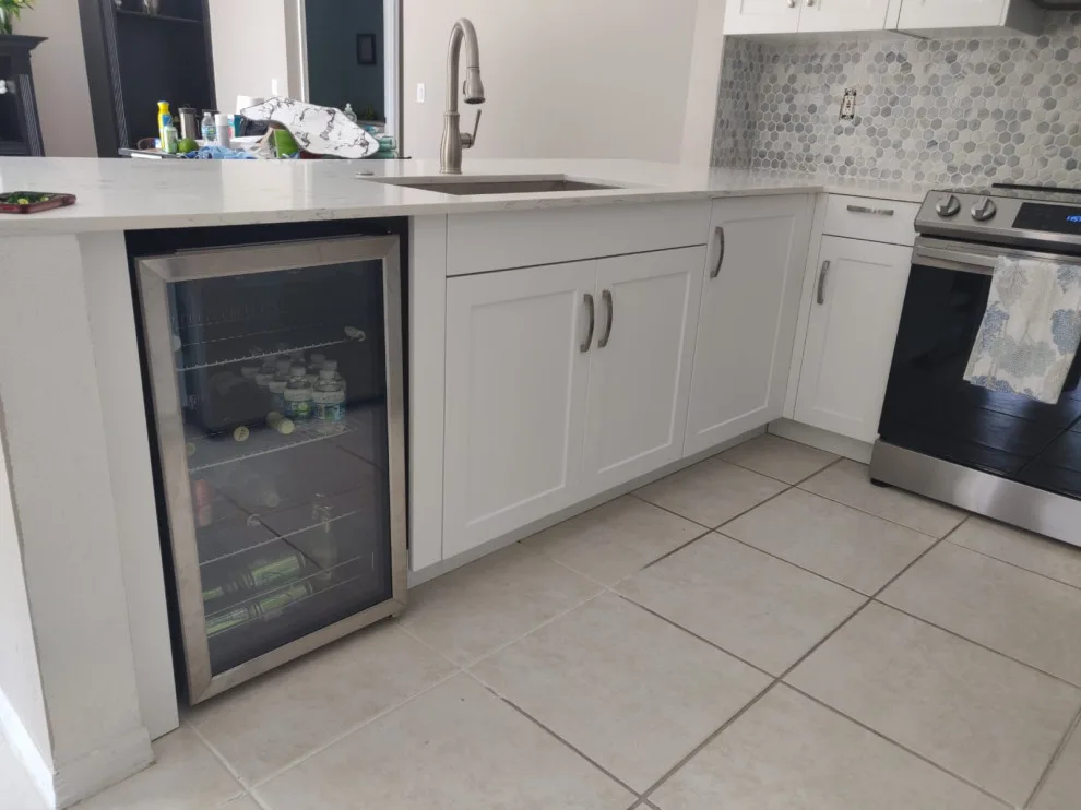 Modern Kitchen Renovation Featuring Wall Removal by Kitchen Solvers Of Fort Lauderdale - Photo 15