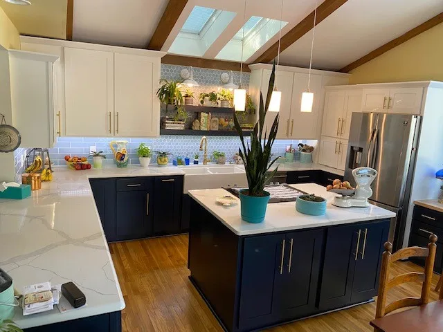 Modern Kitchen Renovation with Dual Color Scheme by Kitchen Solvers Of Fort Wayne & Toledo - Photo 7