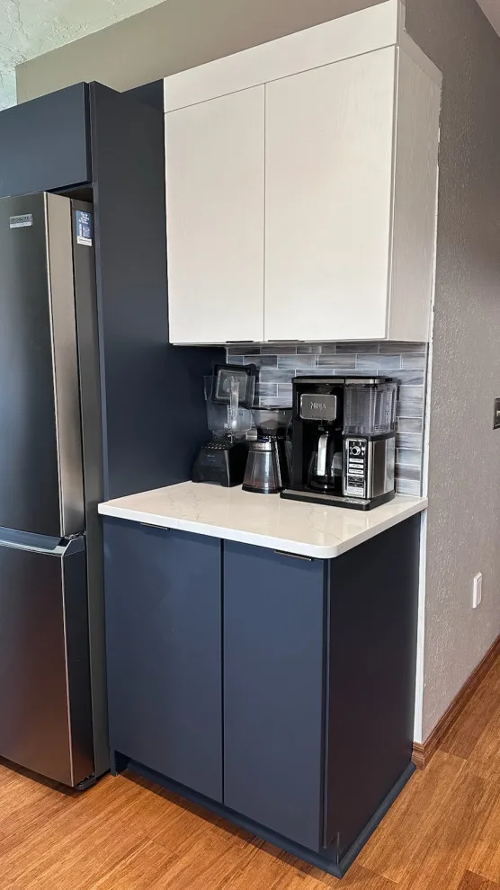 Modern Kitchen Renovation with Dual-Tone Cabinets by Kitchen Solvers Of Oklahoma City - Photo 6