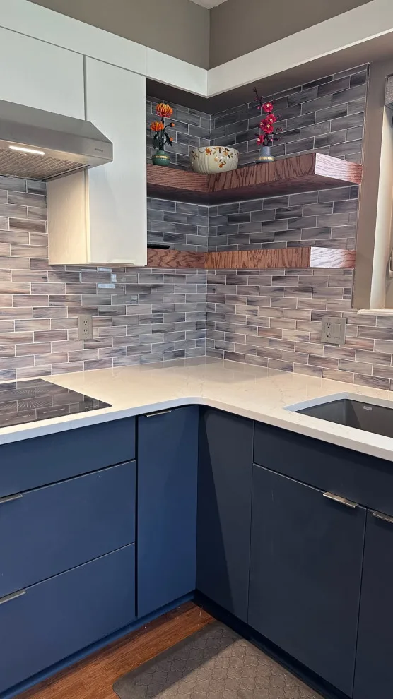 Modern Kitchen Renovation with Dual-Tone Cabinets by Kitchen Solvers Of Oklahoma City - Photo 2