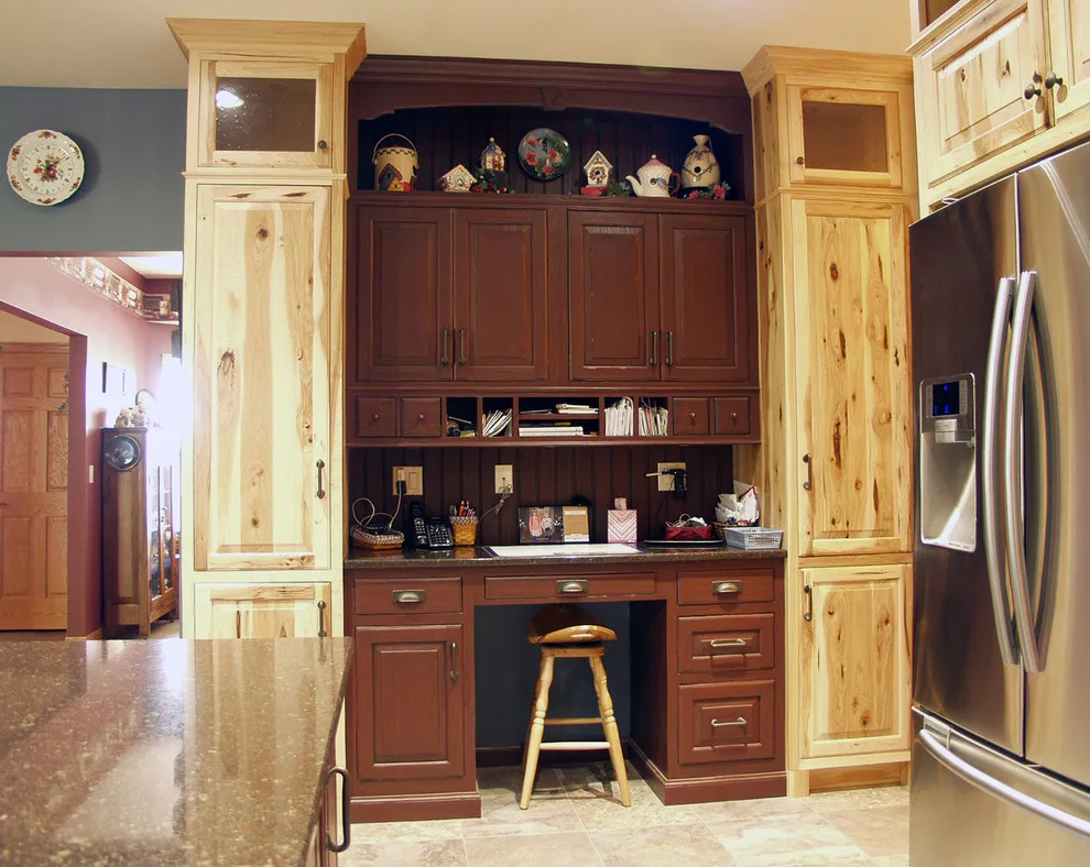 Handcrafted Hickory Kitchen with Custom Island by Featherstone Cabinetry & Design - Photo 2
