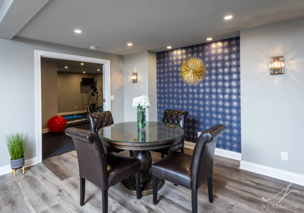 Modern Basement Bar in Mason by Neal's Design Remodel - Photo 12