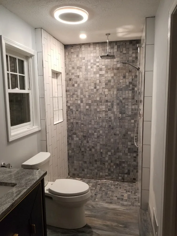 Modern Bathroom Renovation by Straight Edge Construction Group - Photo 2