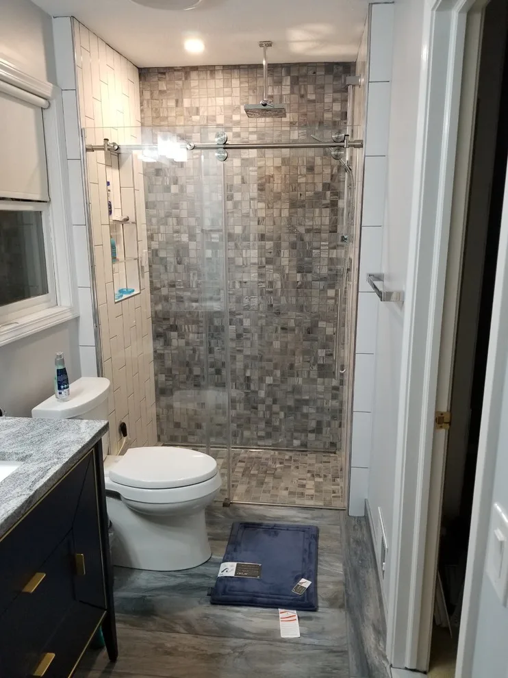 Modern Bathroom Renovation by Straight Edge Construction Group - Photo 3