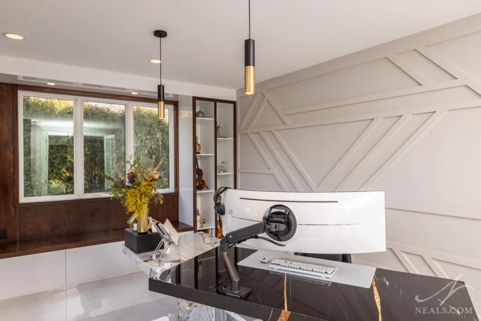 Modern Workplace in Springboro by Neal's Design Remodel - Photo 2