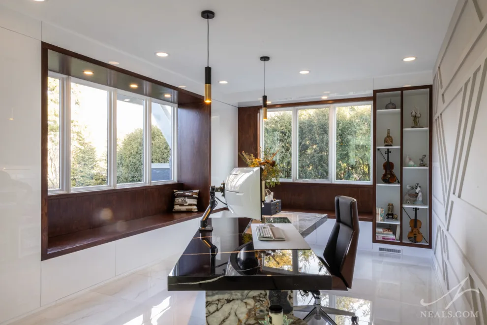 Modern Workplace in Springboro by Neal's Design Remodel - Photo 15