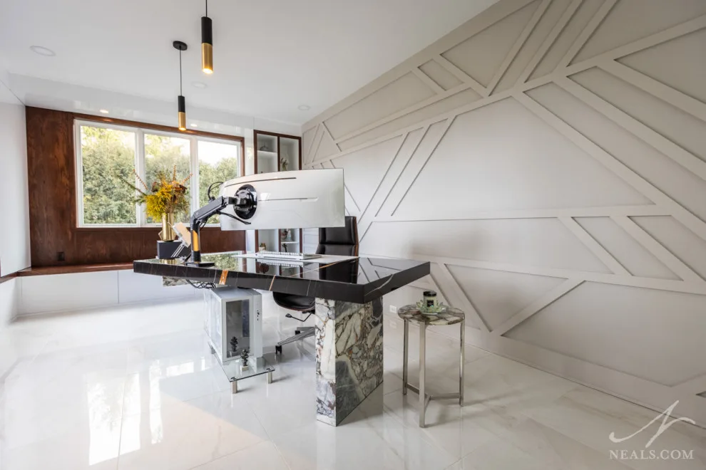 Modern Workplace in Springboro by Neal's Design Remodel - Photo 8