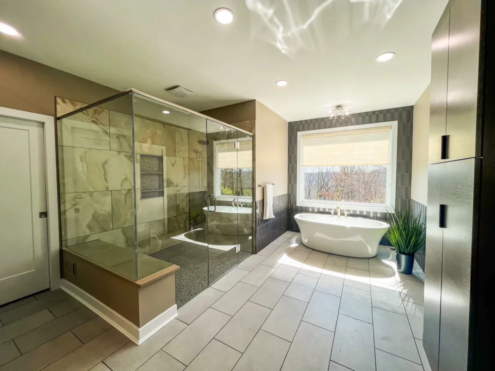 Modern Elegant Bathroom Makeover by Tmc Construction Services INC - Photo 11