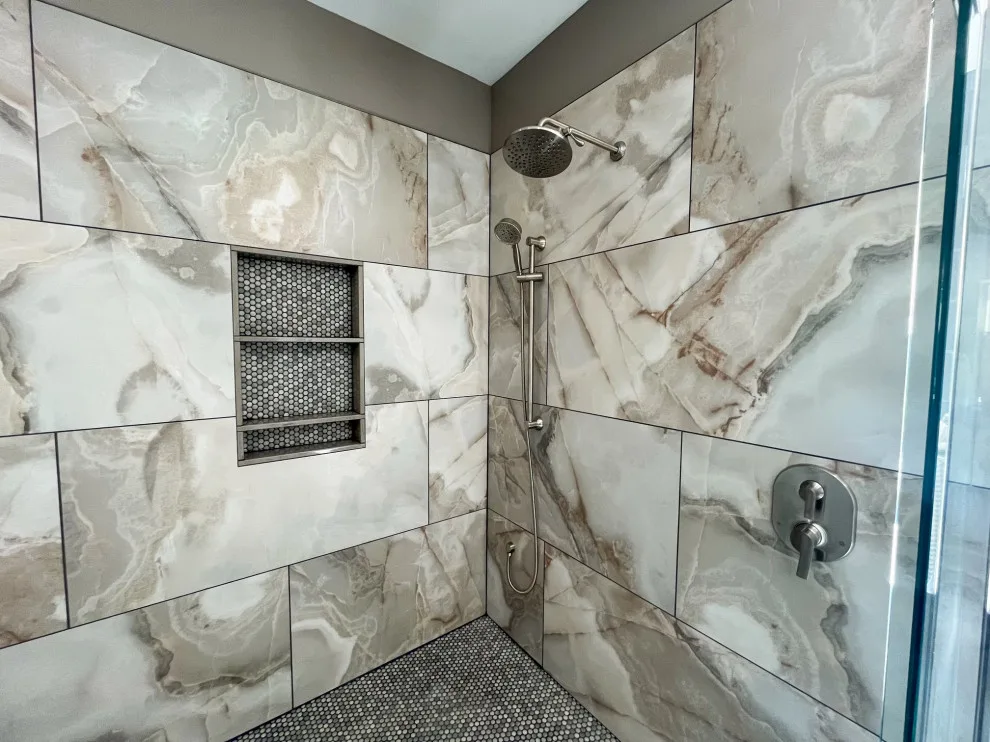 Modern Elegant Bathroom Makeover by Tmc Construction Services INC - Photo 6