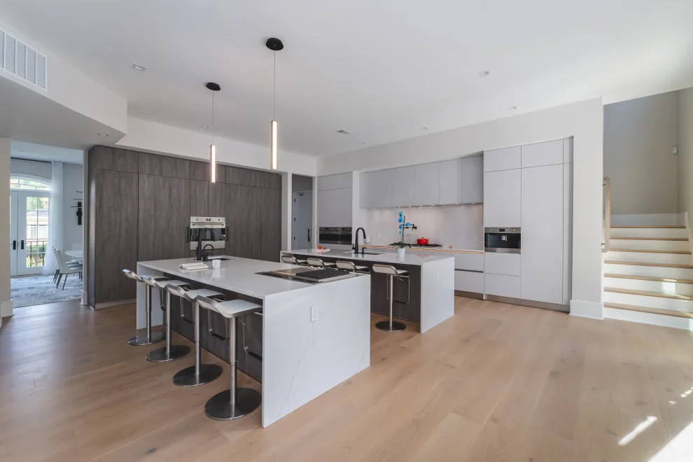 Modern White and Grey Kitchen Concept in McLean VA by UCS Kitchen Design - Photo 4