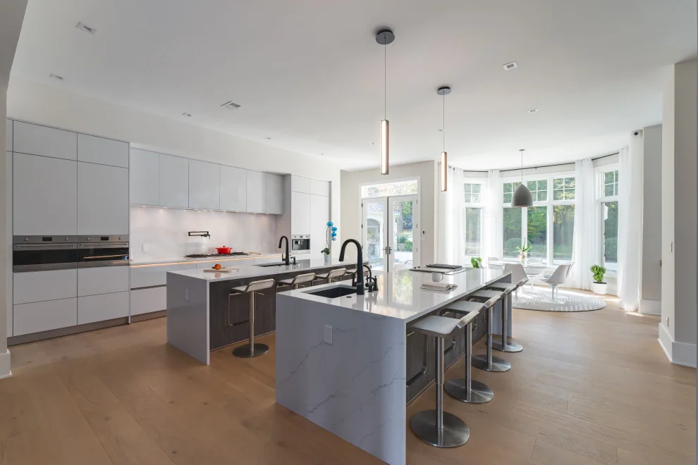 Modern White and Grey Kitchen Concept in McLean VA by UCS Kitchen Design - Photo 6