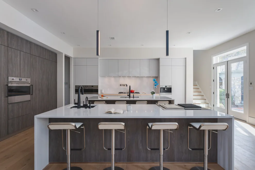 Modern White and Grey Kitchen Concept in McLean VA by UCS Kitchen Design - Photo 3