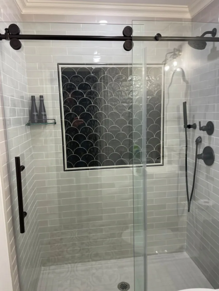 Transforming Bathtub into Shower by Custom Professional Remodeling, Inc - Photo 2