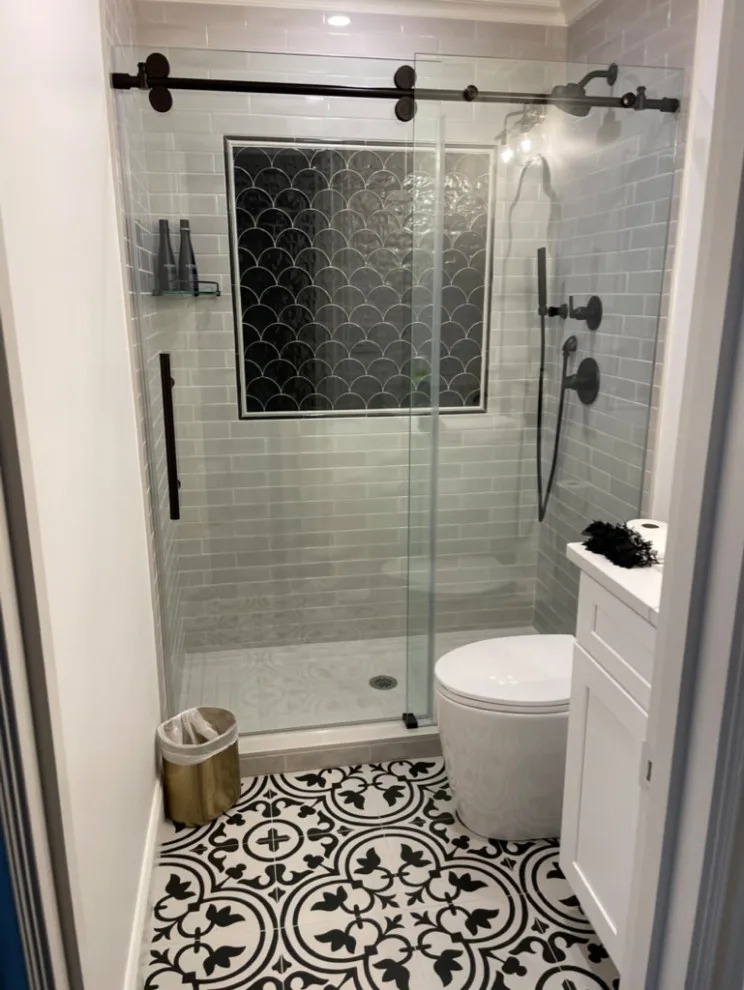 Transforming Bathtub into Shower by Custom Professional Remodeling, Inc - Photo 3