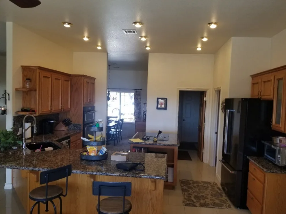 Enhanced Storage and Seating in the Expansive Leona Valley Kitchen by Lenton Company, Inc. - Photo 9