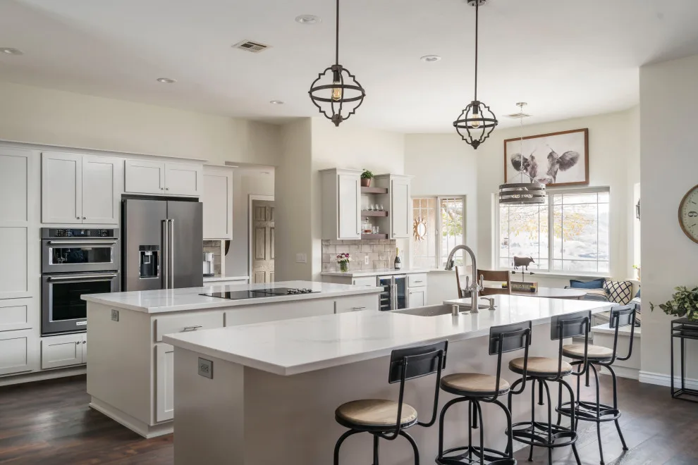 Enhanced Storage and Seating in the Expansive Leona Valley Kitchen by Lenton Company, Inc. - Photo 8