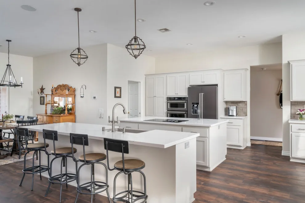 Enhanced Storage and Seating in the Expansive Leona Valley Kitchen by Lenton Company, Inc. - Photo 17