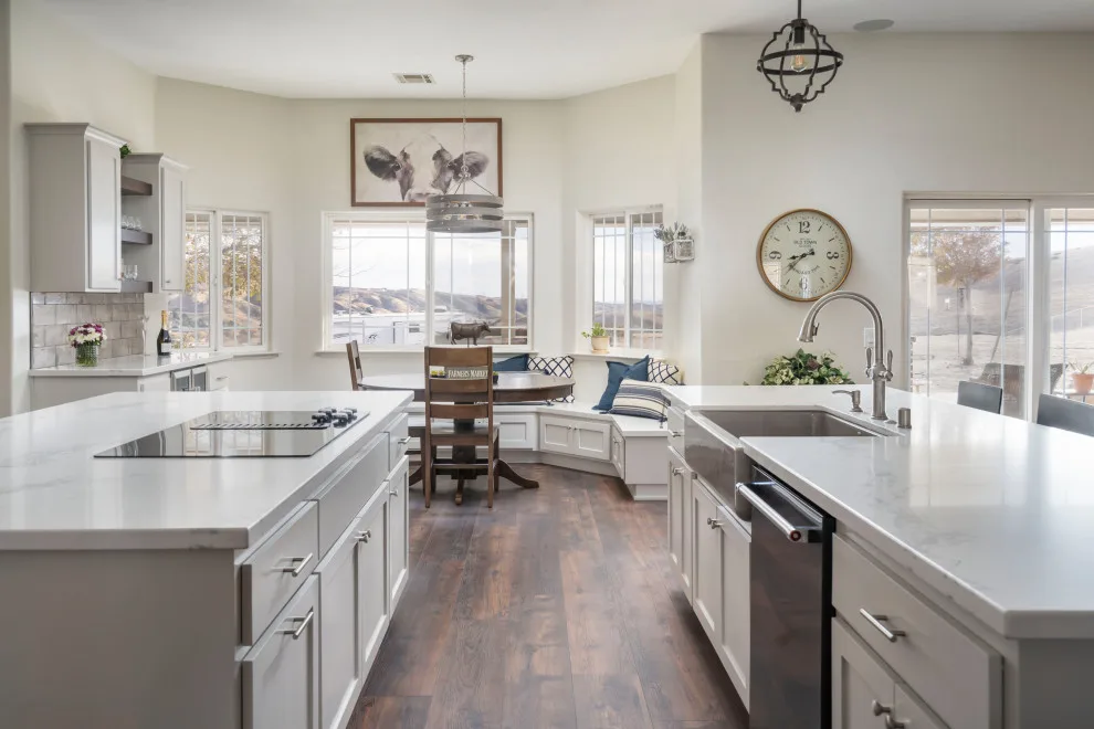 Enhanced Storage and Seating in the Expansive Leona Valley Kitchen by Lenton Company, Inc. - Photo 3