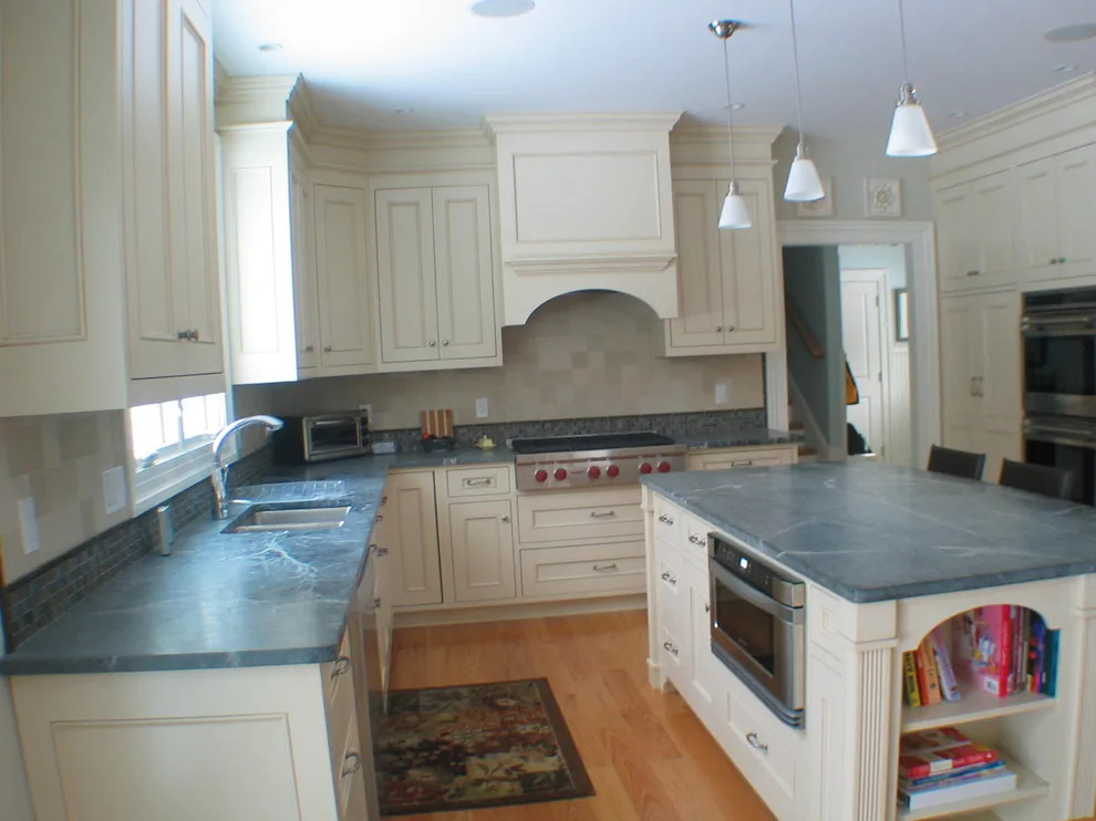 Custom Kitchen with Paint and Glaze by Taylor Made Cabinets, Leominster MA - Photo 8