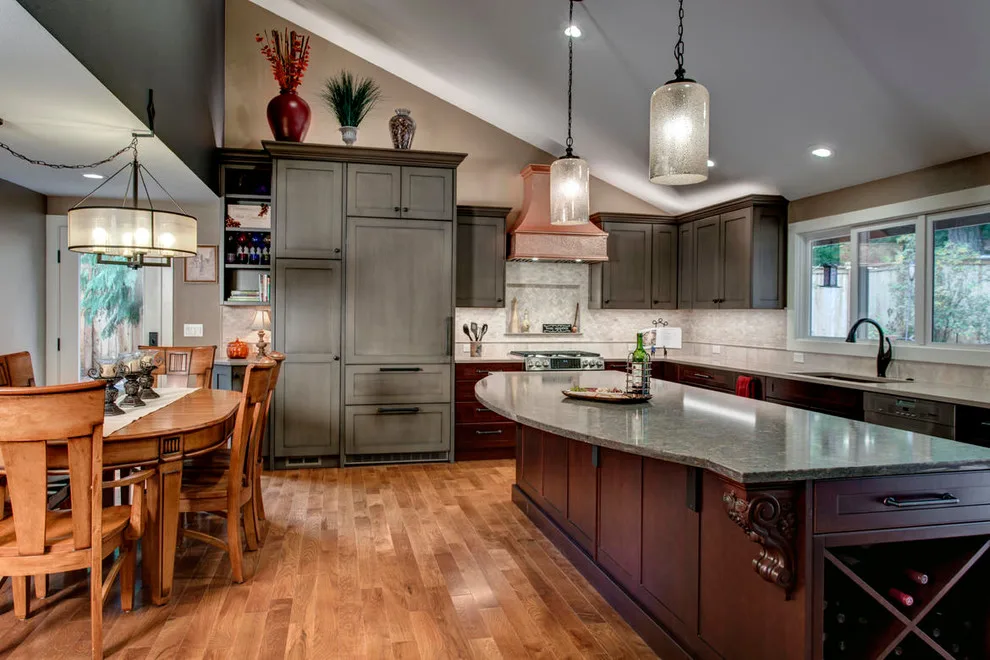 Tuscany-Inspired Kitchen at Cottage Lake by Nip Tuck Remodeling - Photo 8