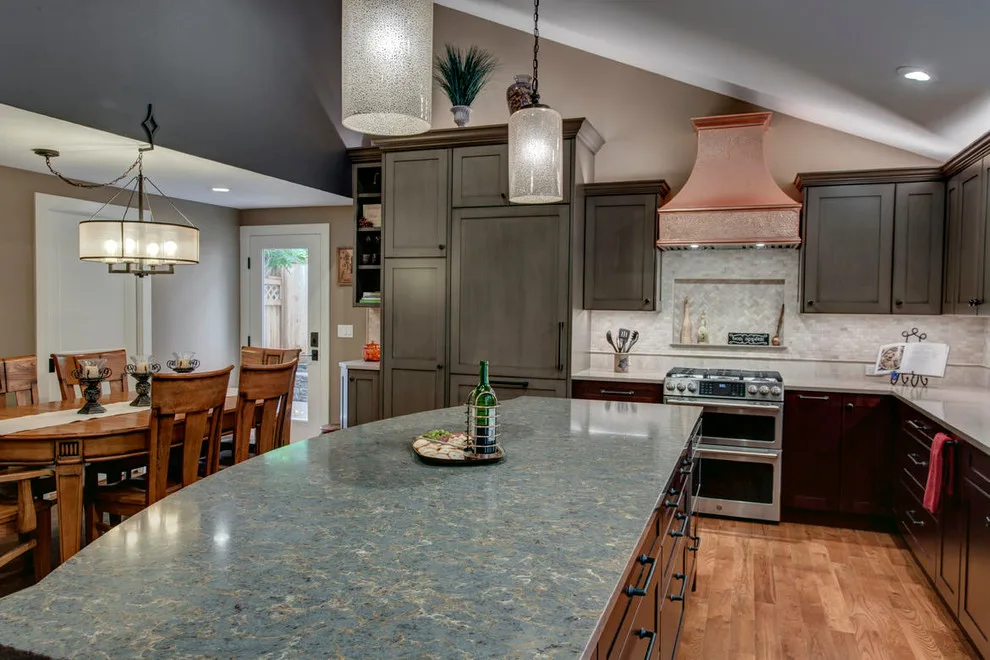 Tuscany-Inspired Kitchen at Cottage Lake by Nip Tuck Remodeling - Photo 9