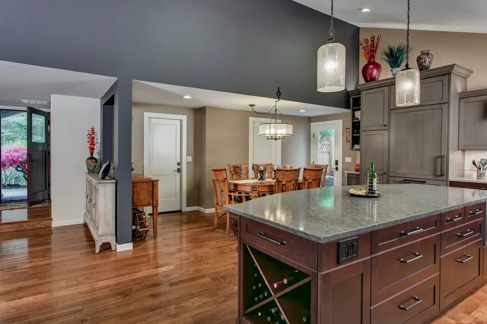 Tuscany-Inspired Kitchen at Cottage Lake by Nip Tuck Remodeling - Photo 14