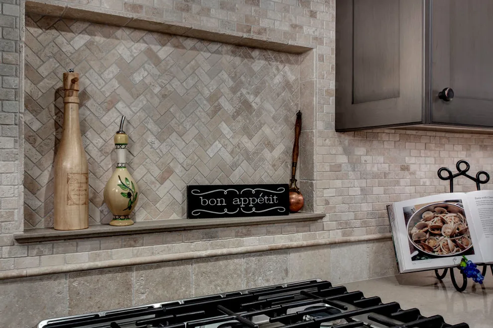 Tuscany-Inspired Kitchen at Cottage Lake by Nip Tuck Remodeling - Photo 11