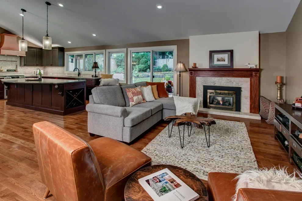 Tuscany-Inspired Kitchen at Cottage Lake by Nip Tuck Remodeling - Photo 19
